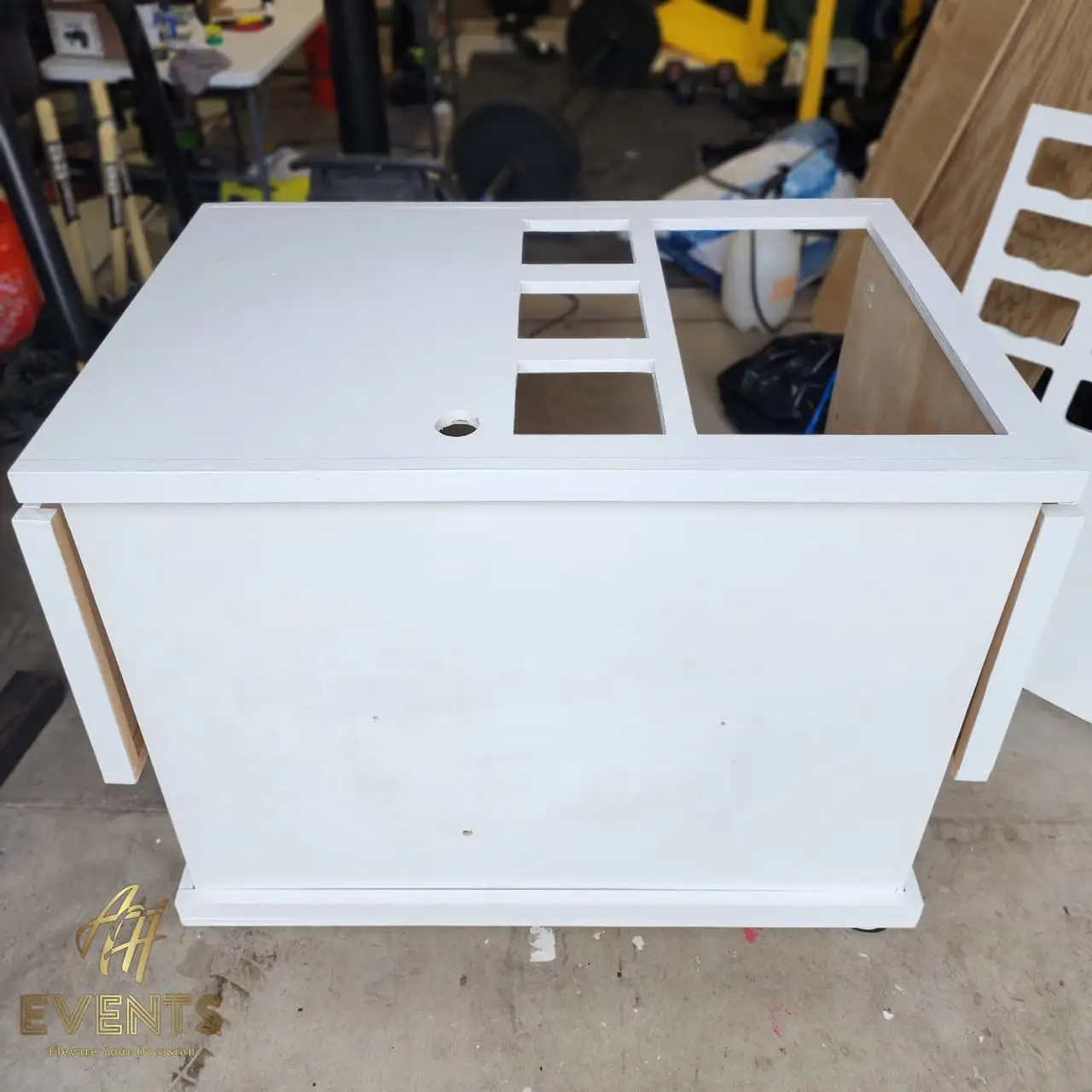 Cart Tops — a custom branded cart built by AH Crafted.