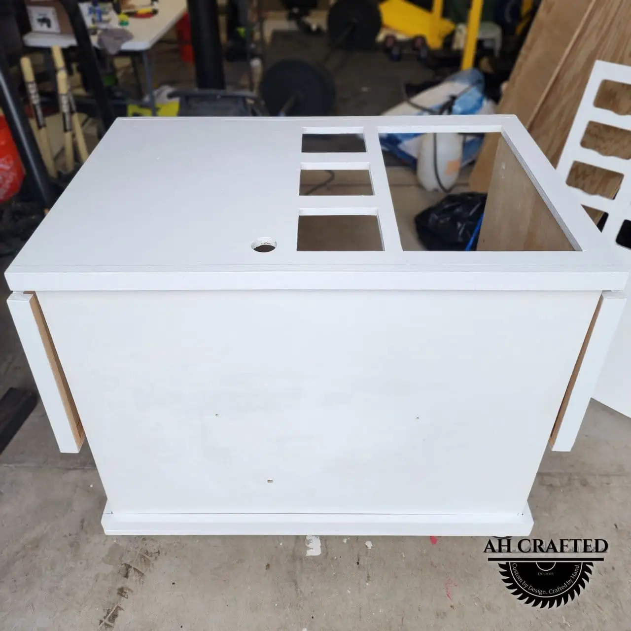 Cart Tops — decorative hand-cut plywood cart tops built by AH Crafted.