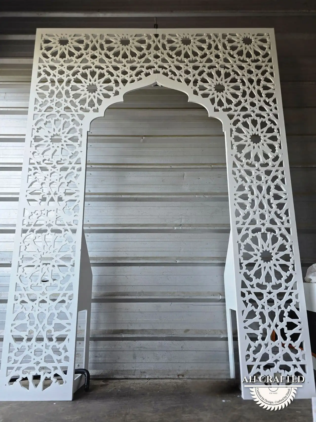 Polar Matrix Arch — a custom cnc matrix arch built by AH Crafted.