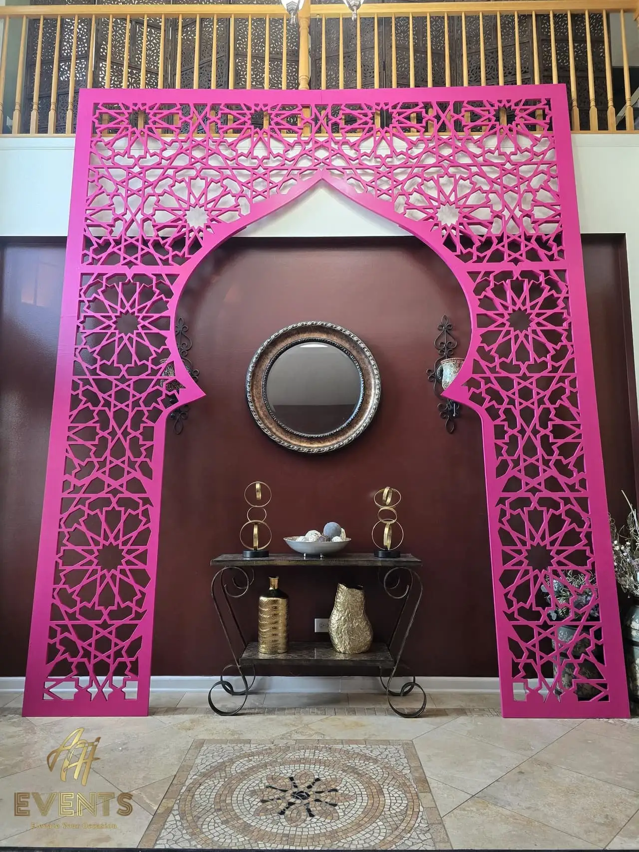 Grand Diva Matrix Arch — a custom cnc matrix arch built by AH Crafted.