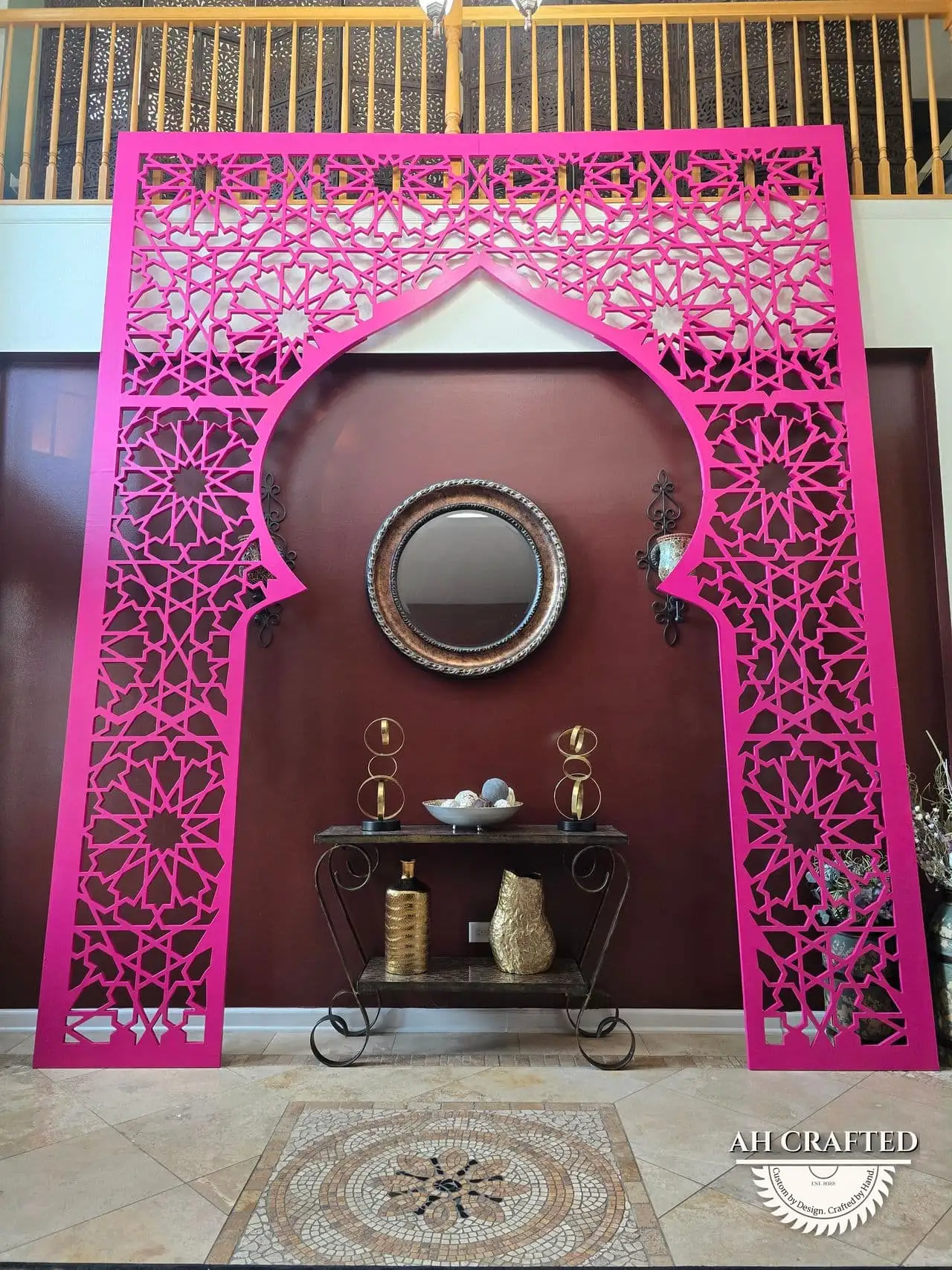 Grand Diva Matrix Arch — a custom cnc matrix arch built by AH Crafted.