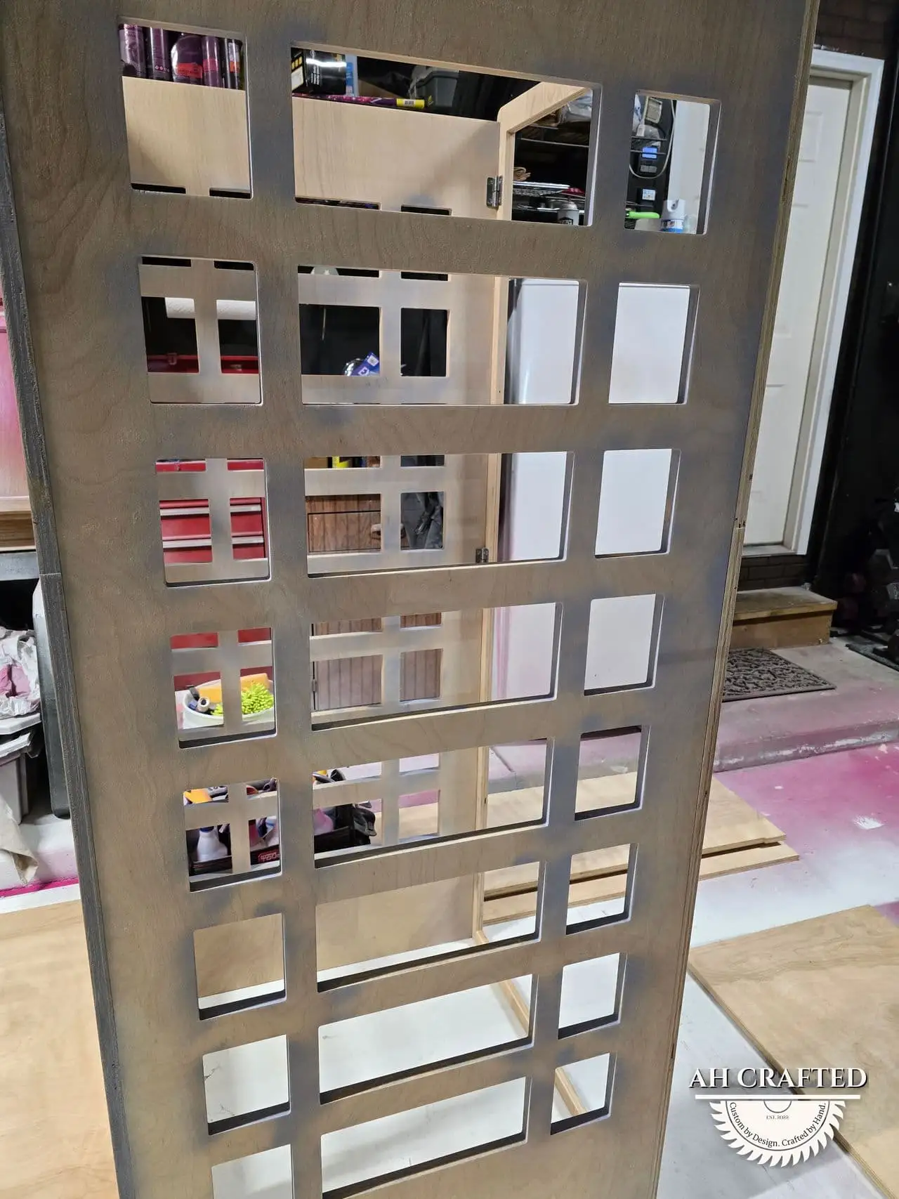 Telephone Booth photo booth — a British-style telephone box with crown crest, built by AH Crafted.