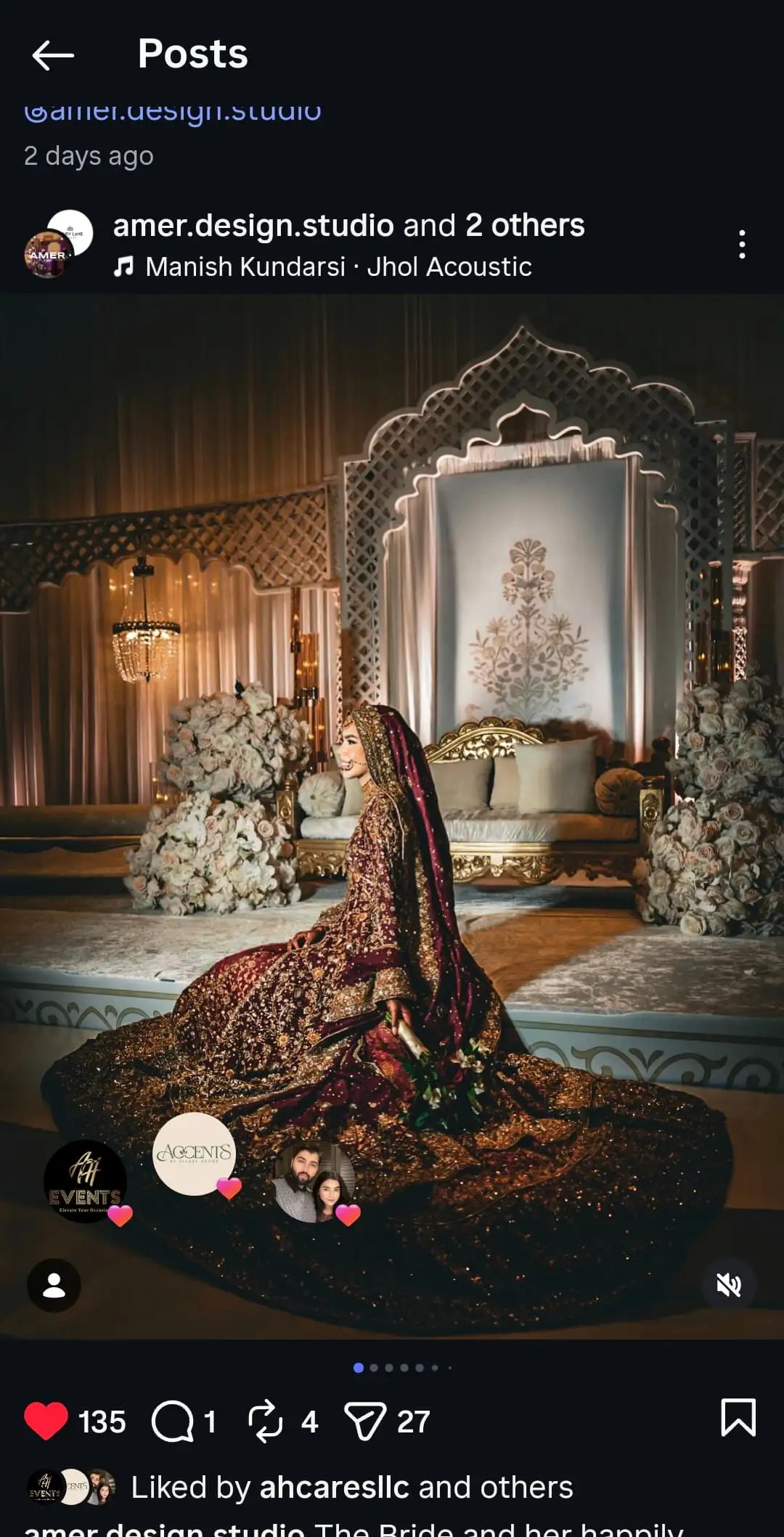 Noor Jali Arch on display at a live event — shared by an event partner