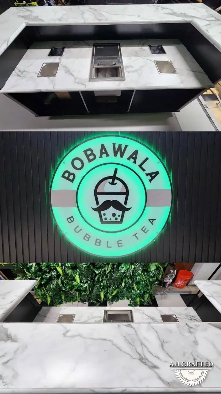 Bobawala Cart — a custom branded cart built by AH Crafted.