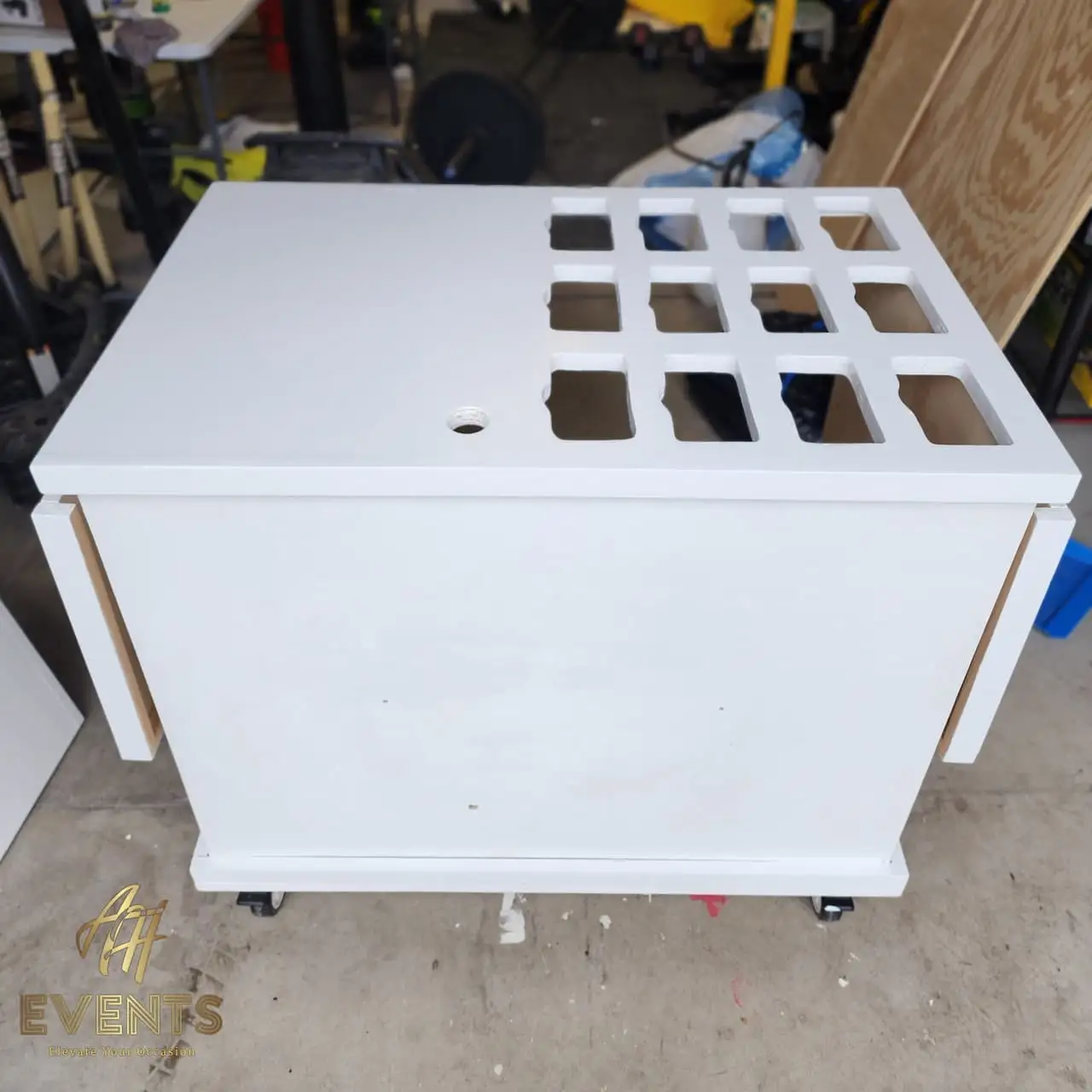 Cart Tops — a custom branded cart built by AH Crafted.
