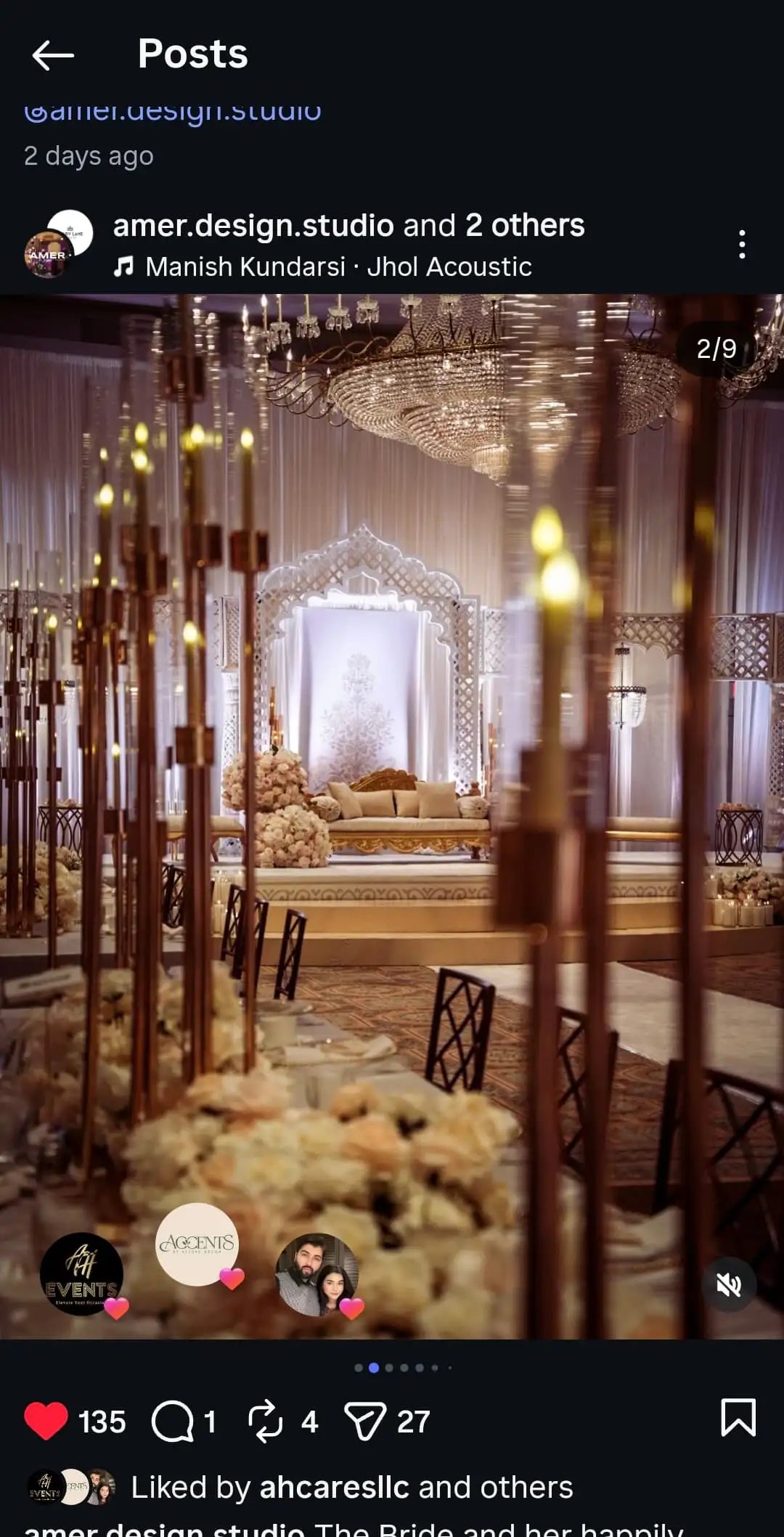 Noor Jali Arch on display at a live event — shared by an event partner