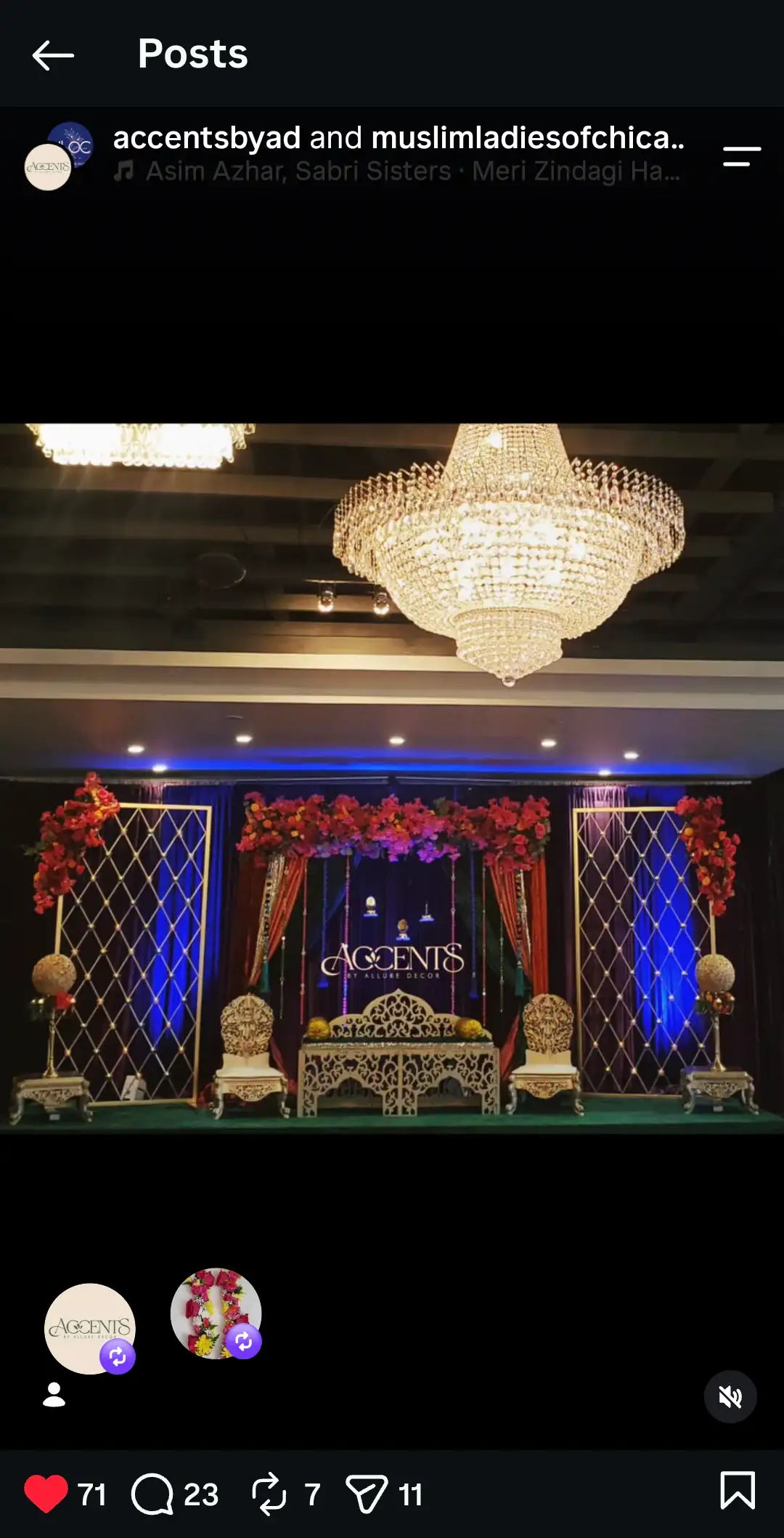 Royal Seating on display at a live event — shared by an event partner