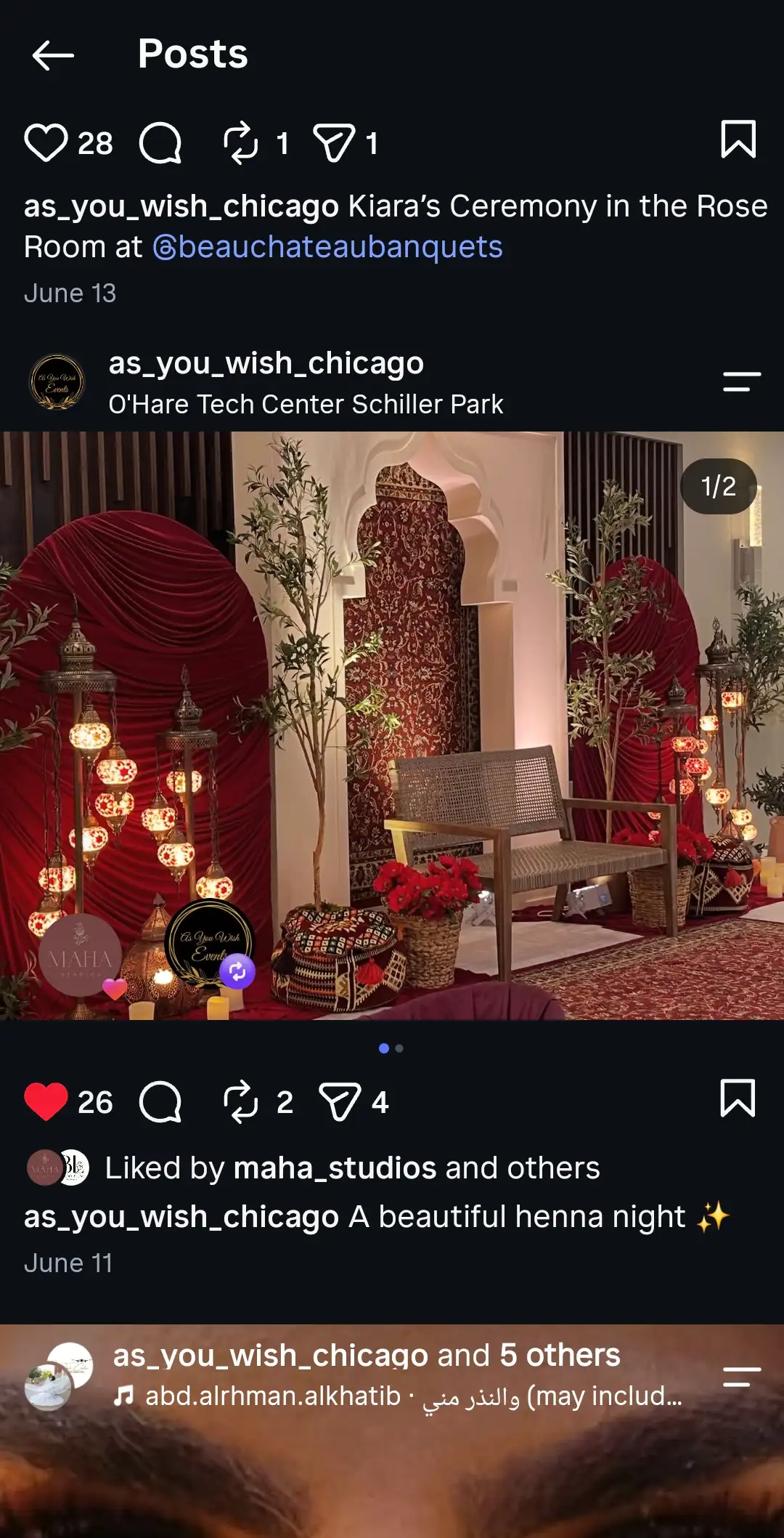3D Arch on display at a live event — shared by an event partner