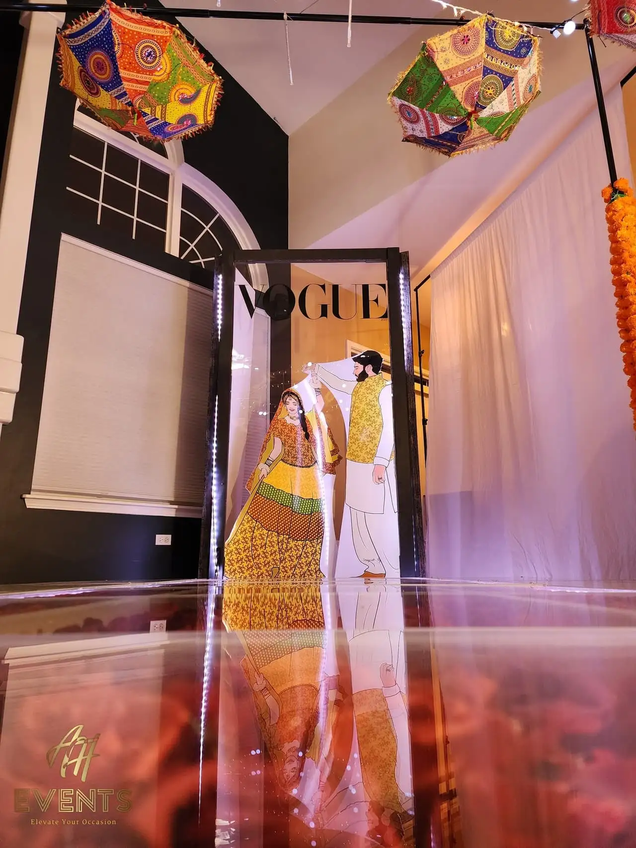 Photo Booth — a custom built booth built by AH Crafted.