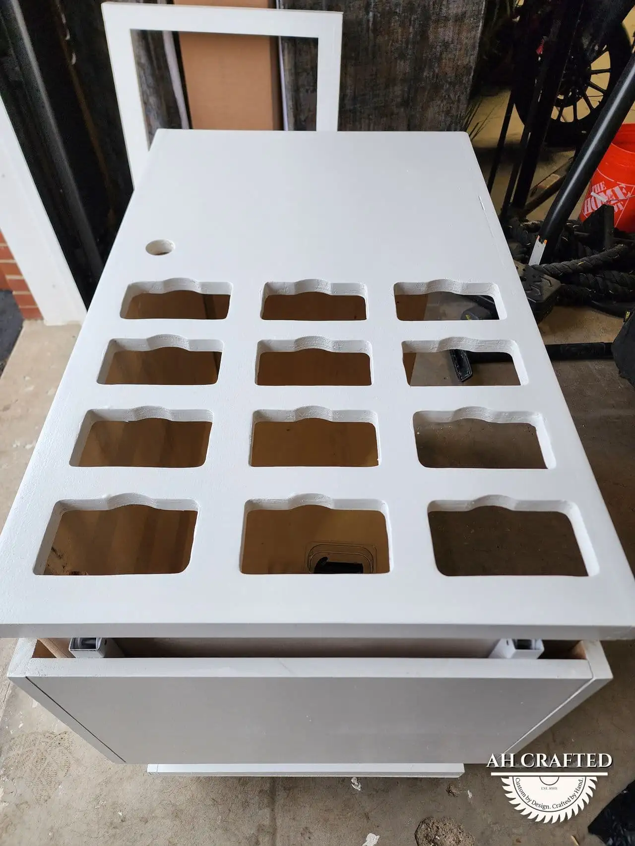 Cart Tops — decorative hand-cut plywood cart tops built by AH Crafted.