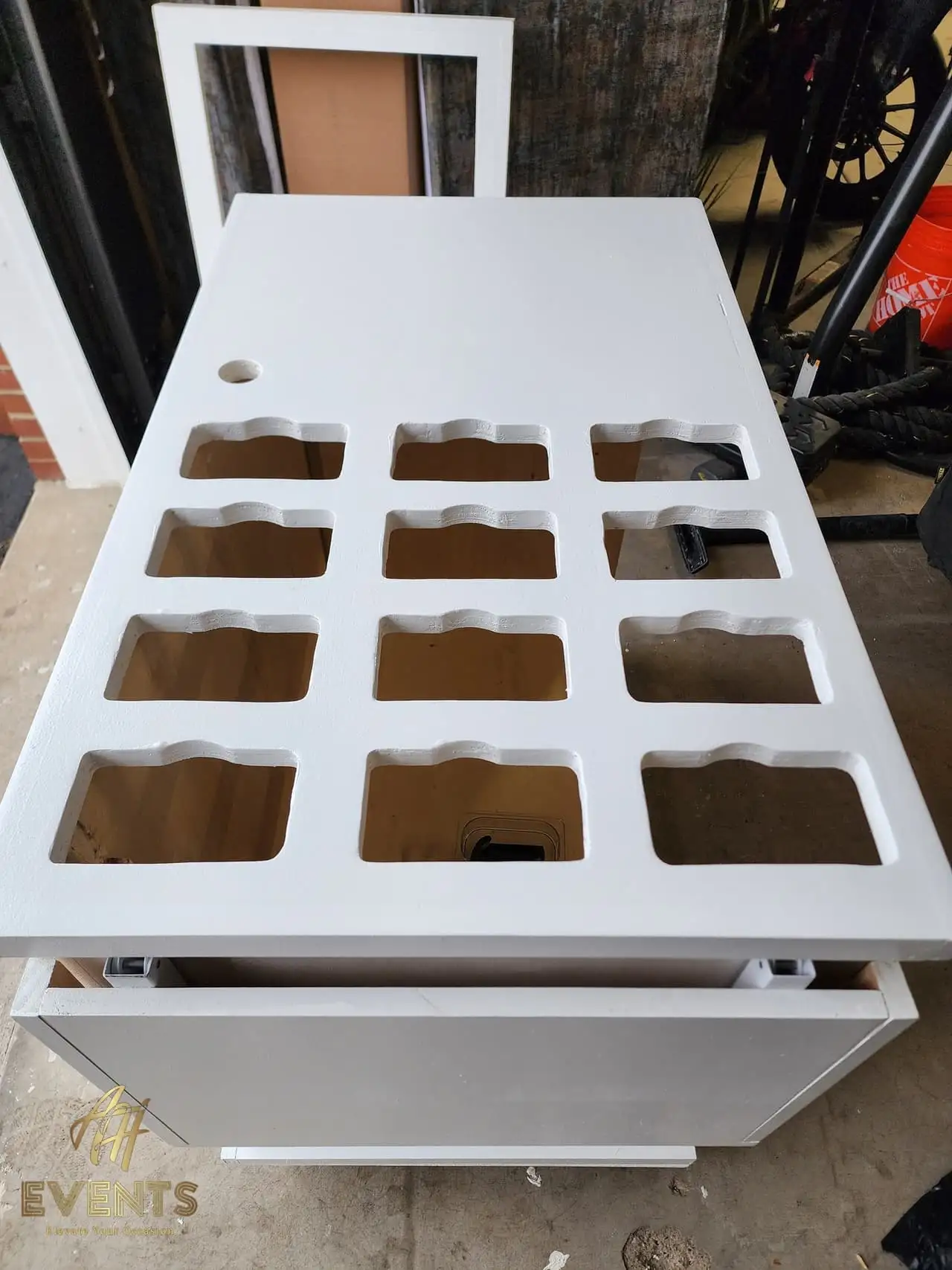Cart Tops — a custom branded cart built by AH Crafted.