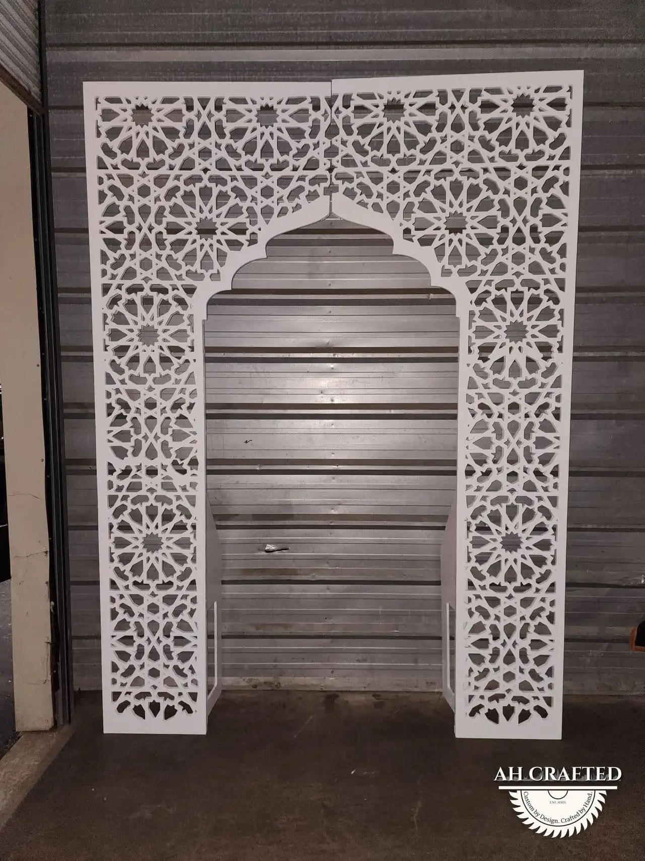 Polar Matrix Arch — a custom cnc matrix arch built by AH Crafted.