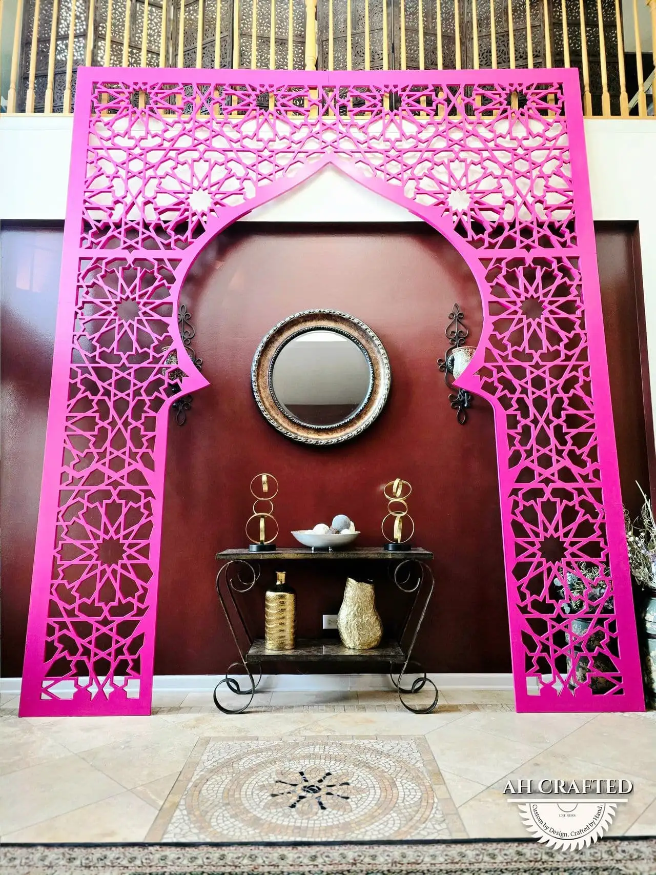 Grand Diva Matrix Arch — a custom cnc matrix arch built by AH Crafted.