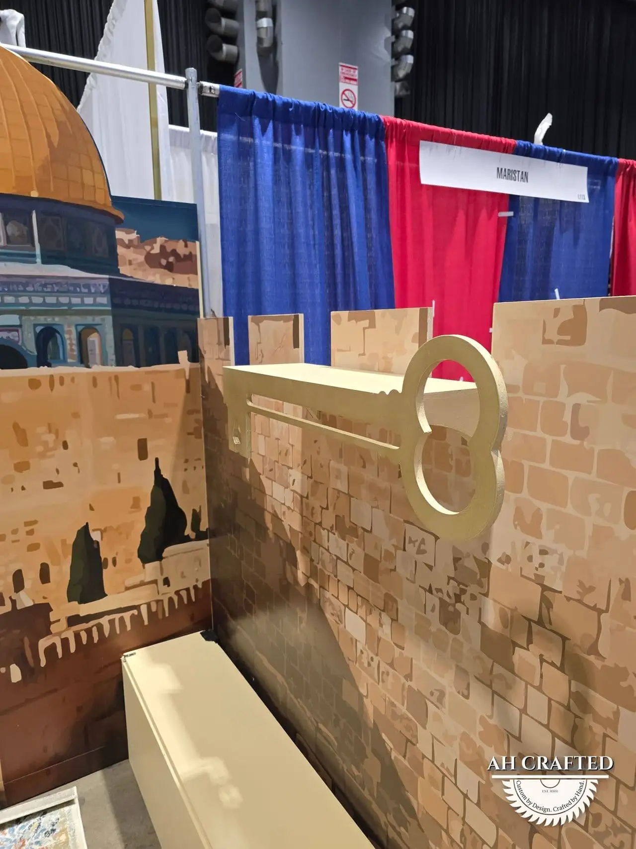 Coral Beach Booth — a custom built booth built by AH Crafted.