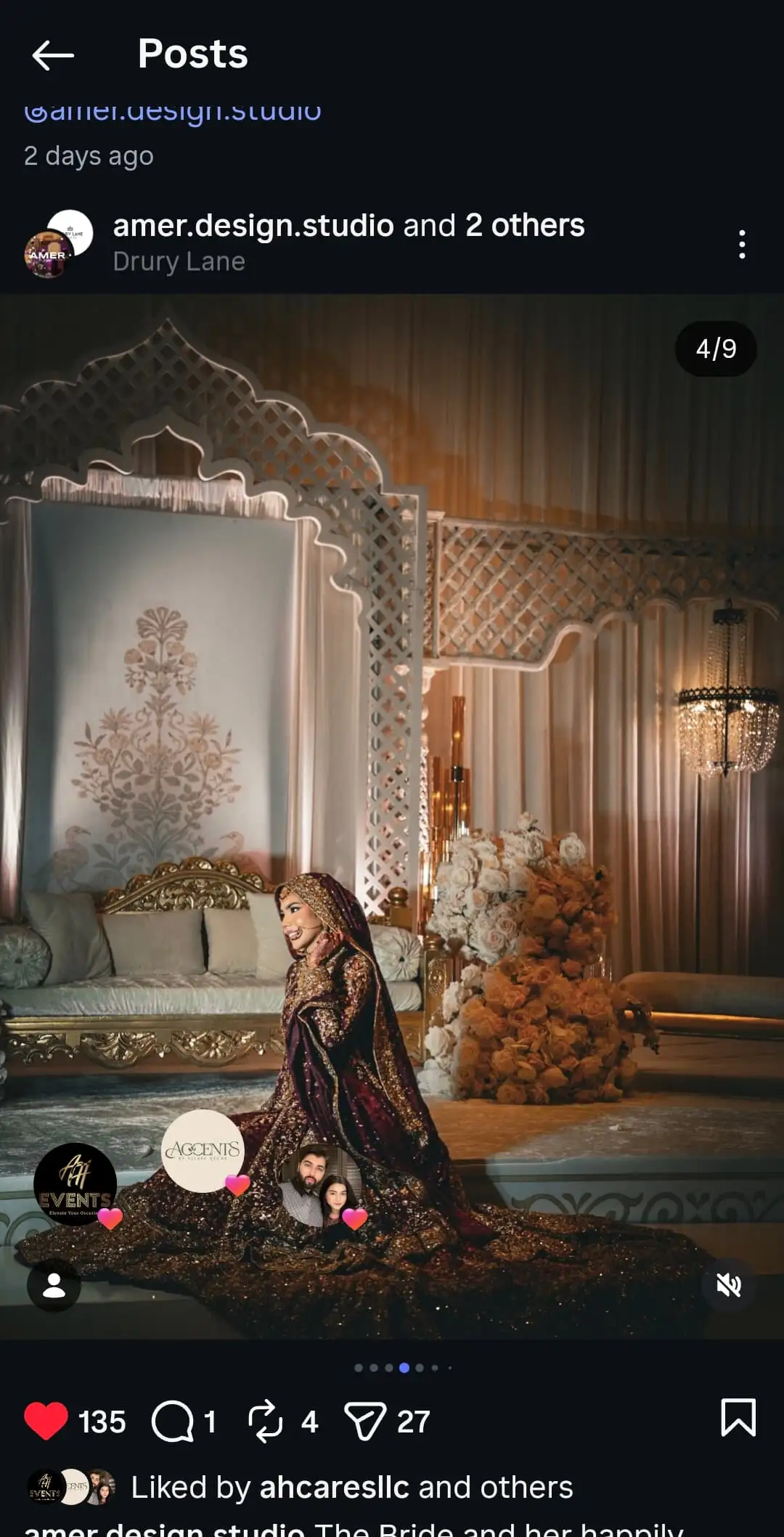 Noor Jali Arch on display at a live event — shared by an event partner