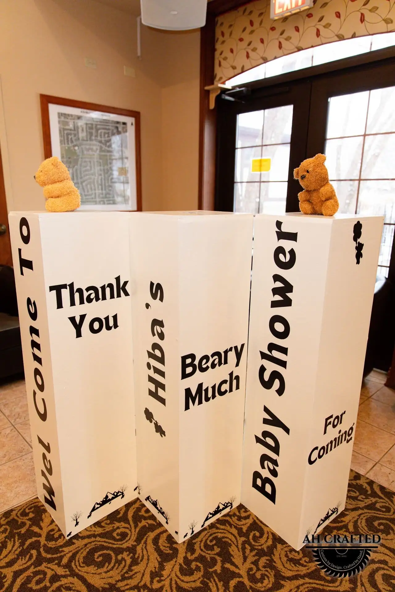 Signs — custom signage built by AH Crafted.
