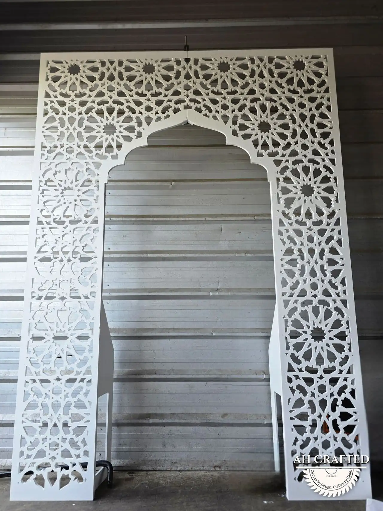 Polar Matrix Arch — a custom cnc matrix arch built by AH Crafted.