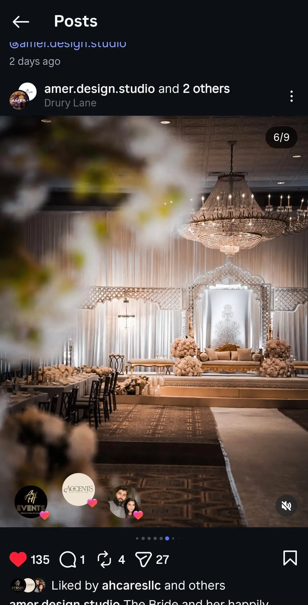 Noor Jali Arch on display at a live event — shared by an event partner