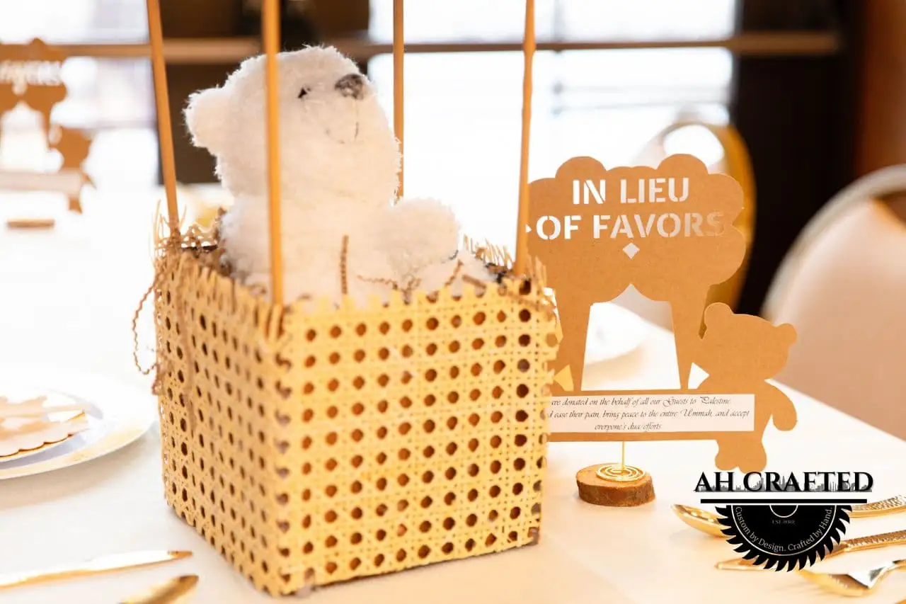 Bear Theme Baby Shower — a custom themed environment built by AH Crafted.