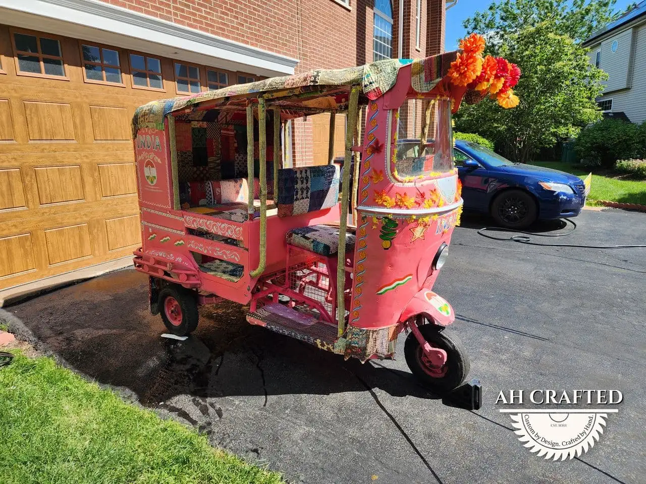 Auto Rickshaw — a custom bespoke build built by AH Crafted.