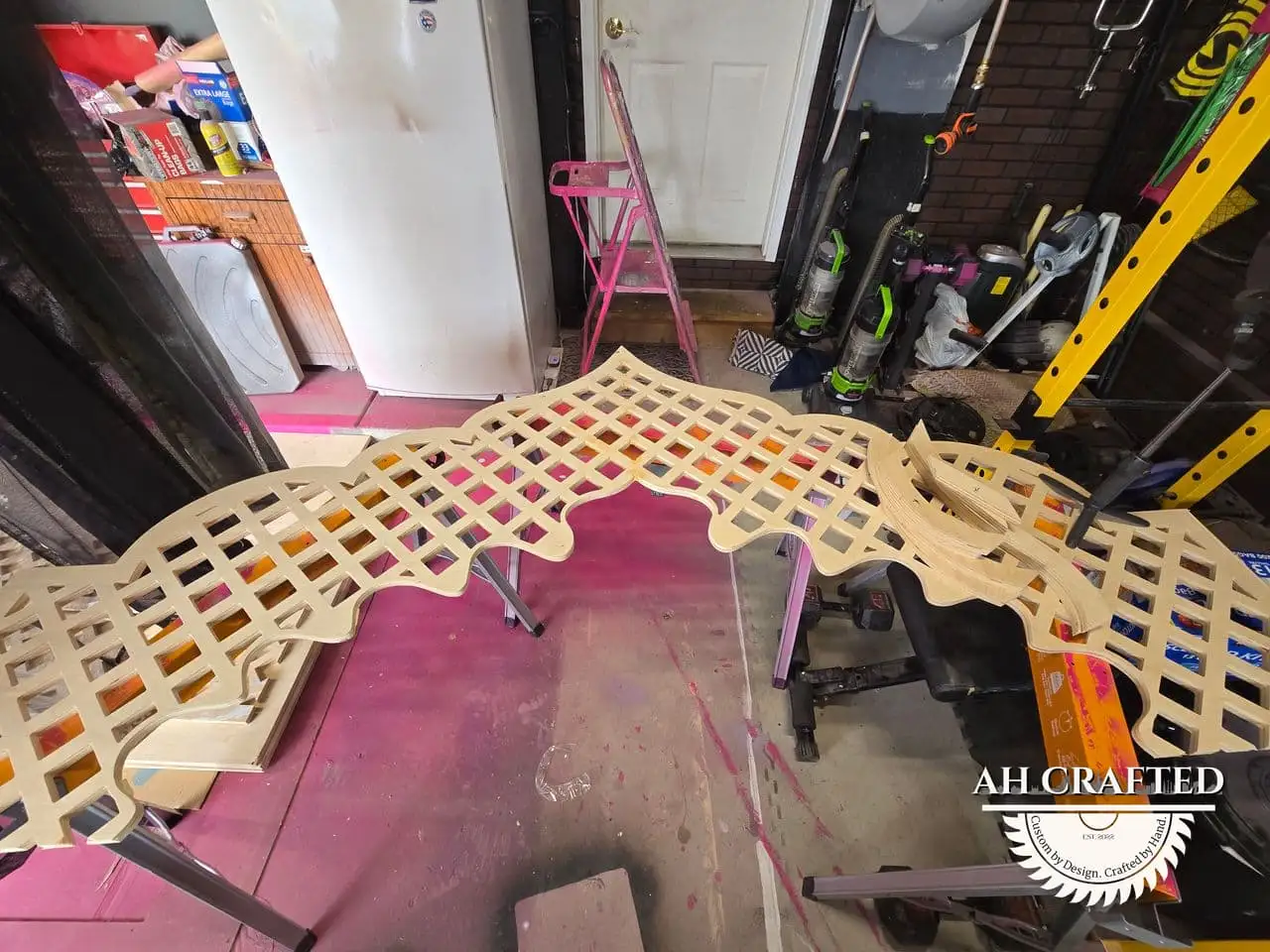 Noor Jali Arch — a custom cnc jali arch built by AH Crafted.