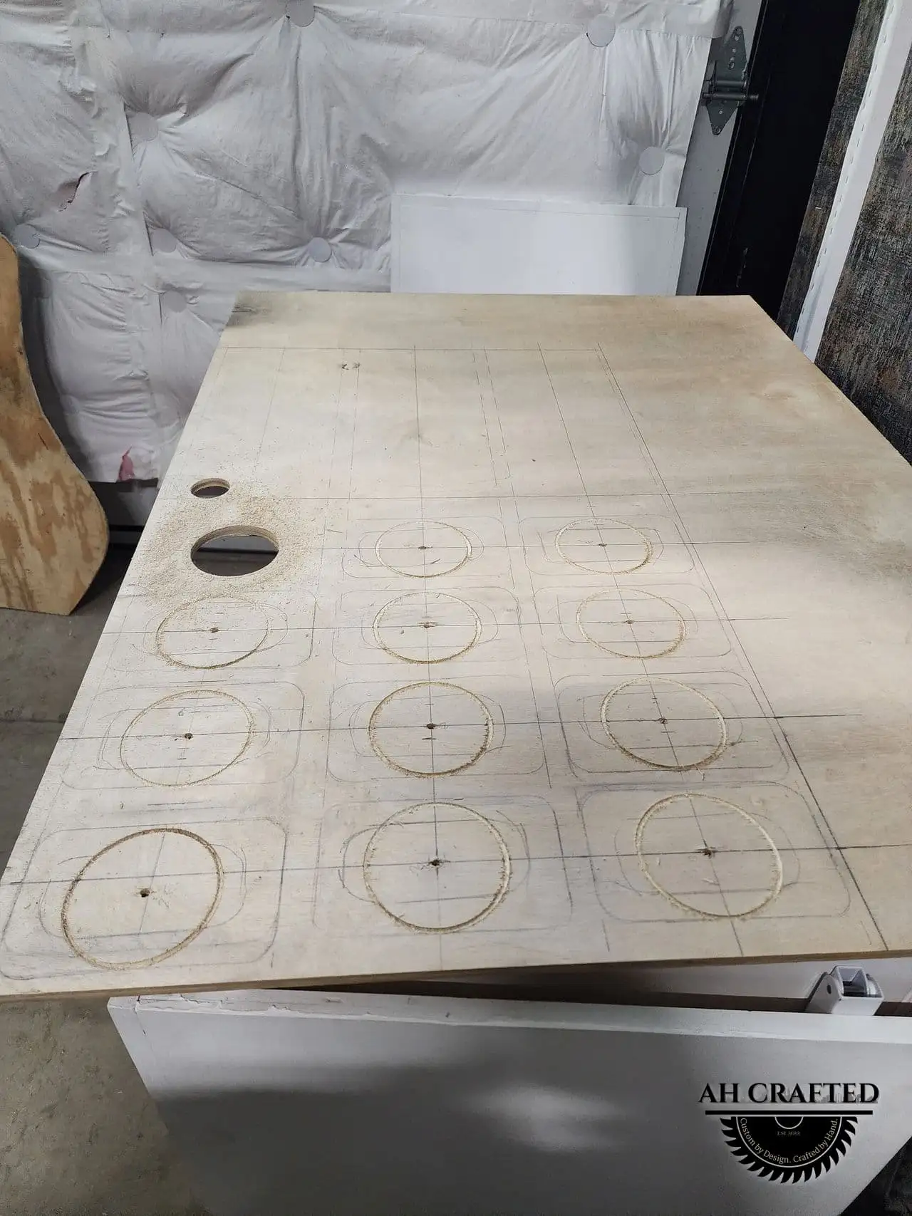 Cart Tops — decorative hand-cut plywood cart tops built by AH Crafted.