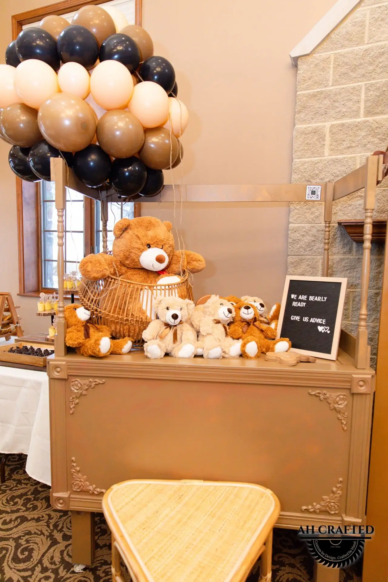 Bear Theme Baby Shower — a custom themed environment built by AH Crafted.