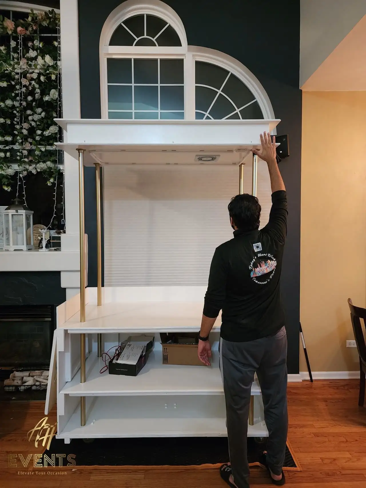 AK Desserts Cart — a custom branded cart built by AH Crafted.