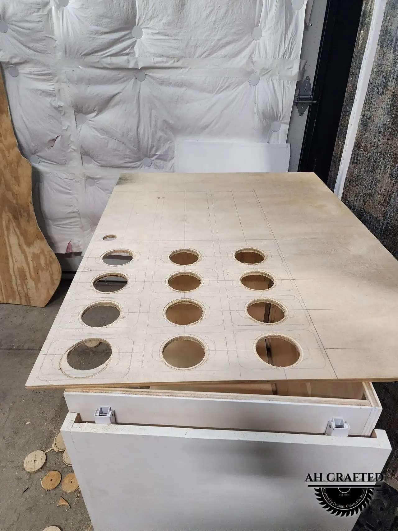 Cart Tops — decorative hand-cut plywood cart tops built by AH Crafted.