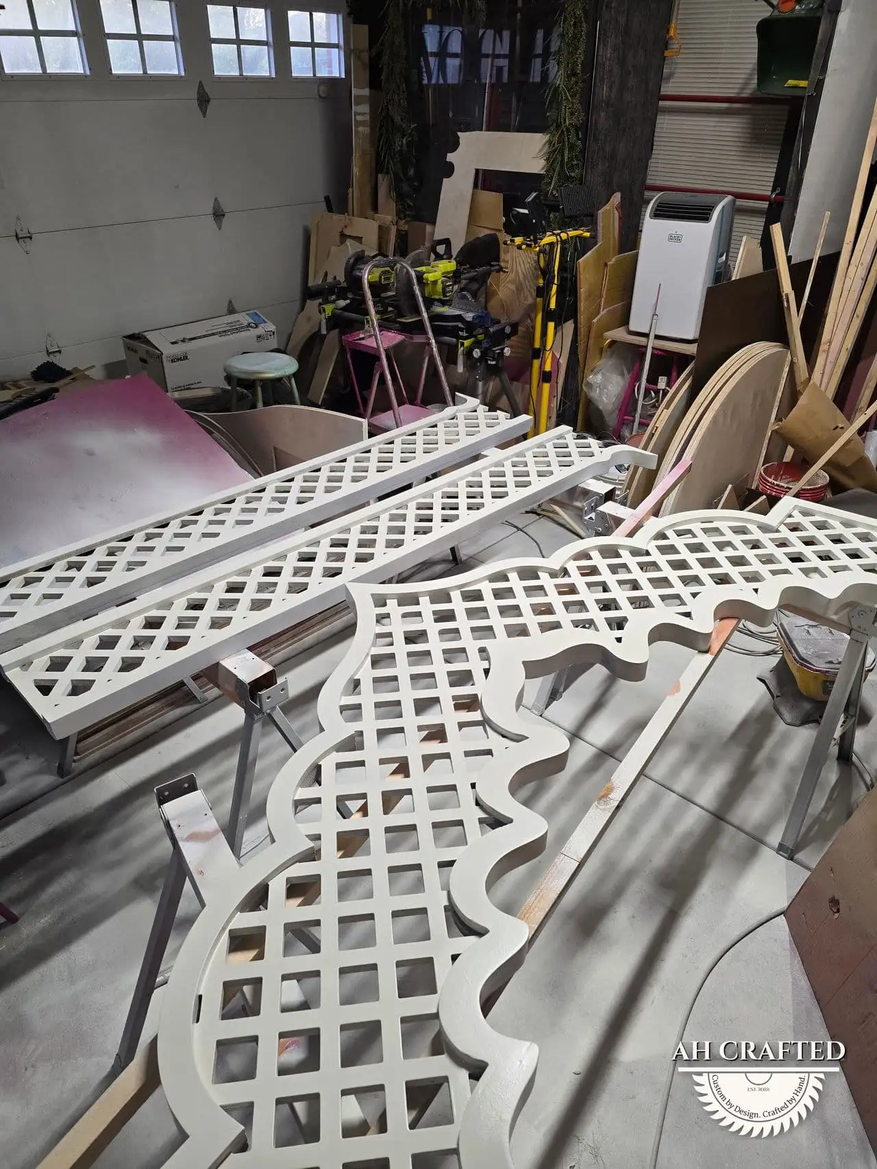 Noor Jali Arch — a custom cnc jali arch built by AH Crafted.