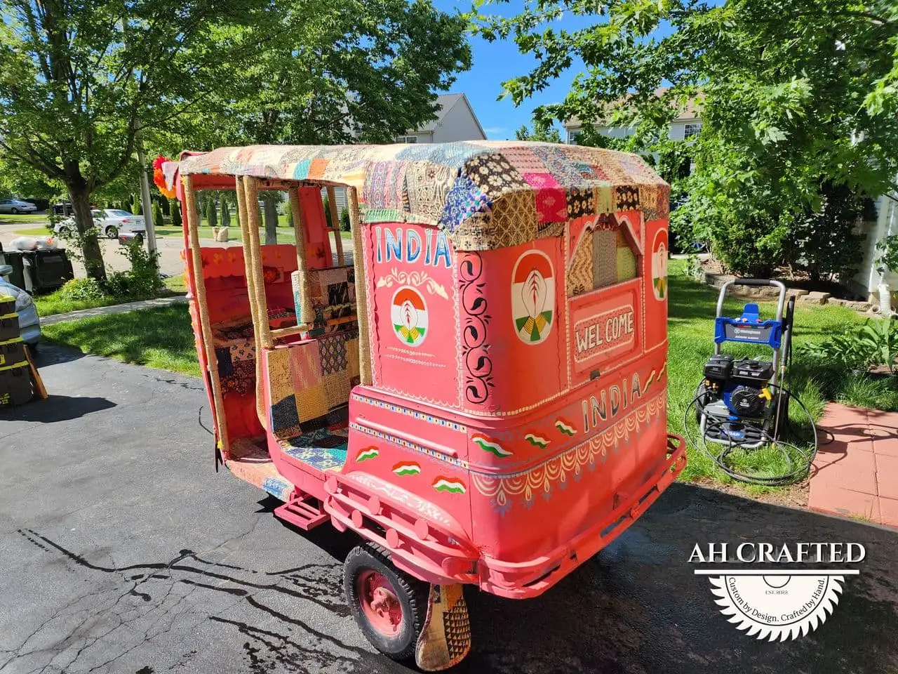 Auto Rickshaw — a custom bespoke build built by AH Crafted.