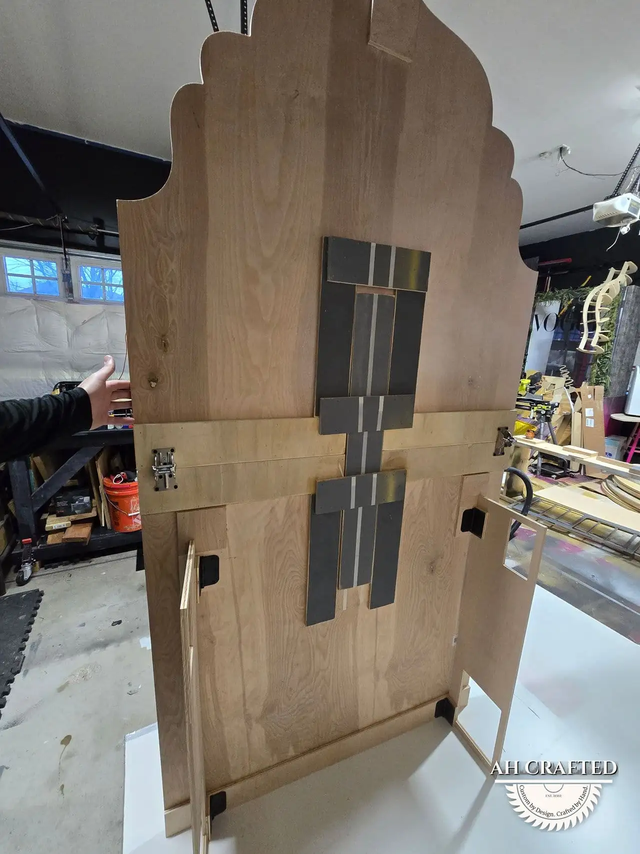 Arch Backdrops — a custom event arch built by AH Crafted.