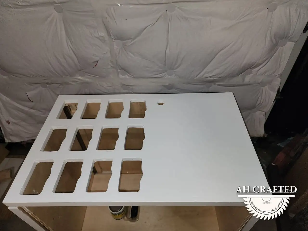 Cart Tops — decorative hand-cut plywood cart tops built by AH Crafted.