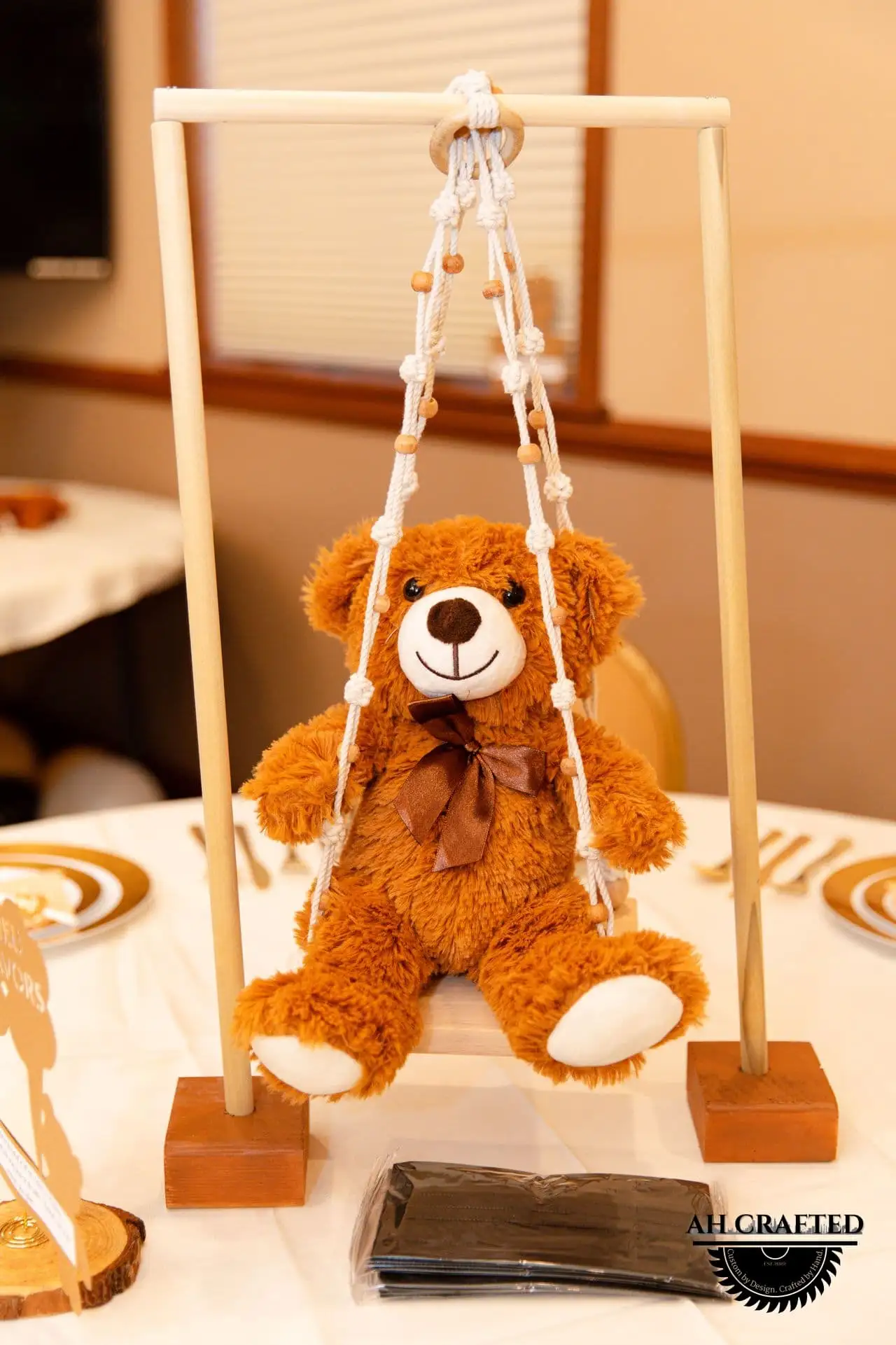 Bear Theme Baby Shower — a custom themed environment built by AH Crafted.