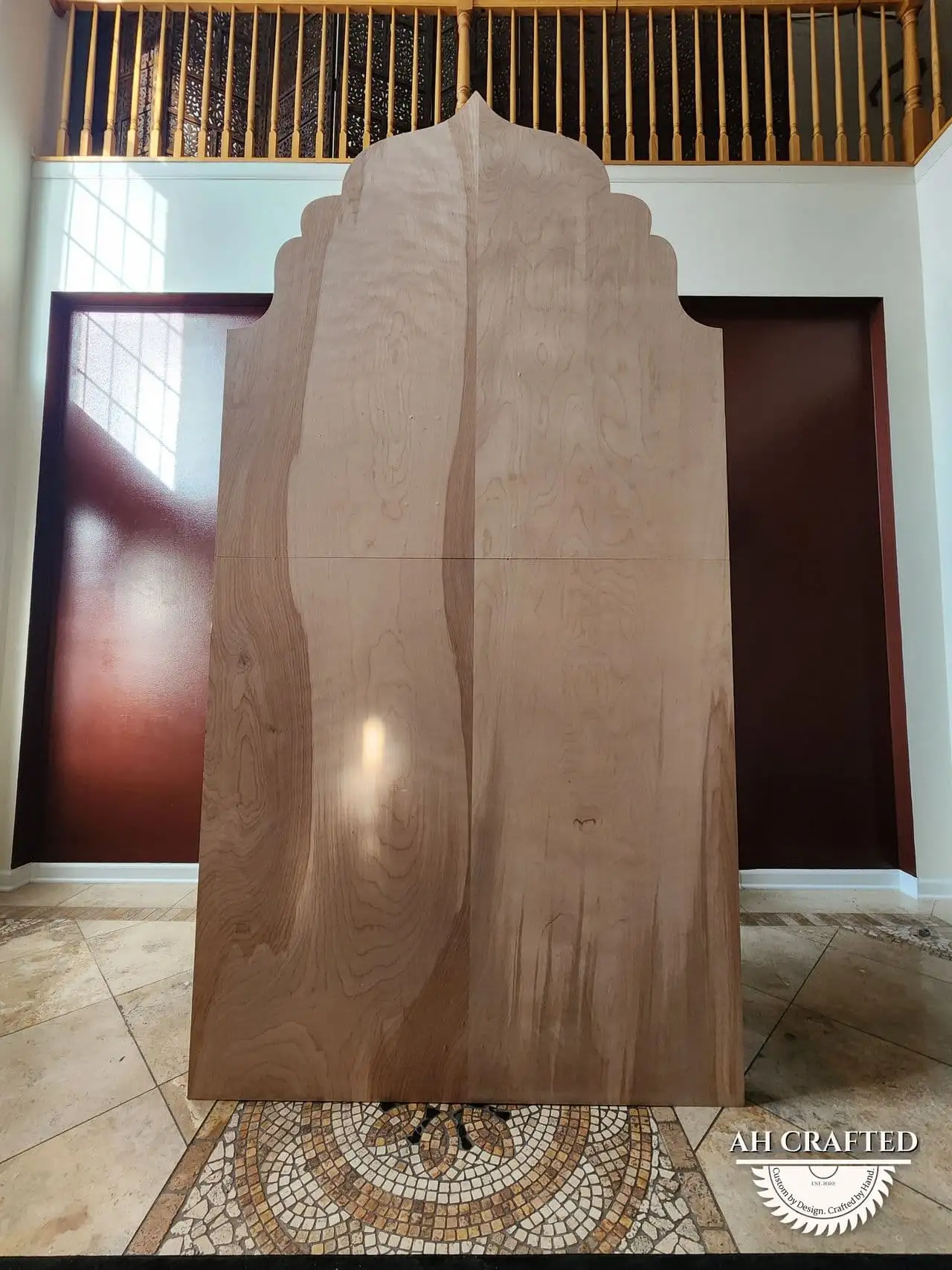 Arch Backdrops — a custom event arch built by AH Crafted.