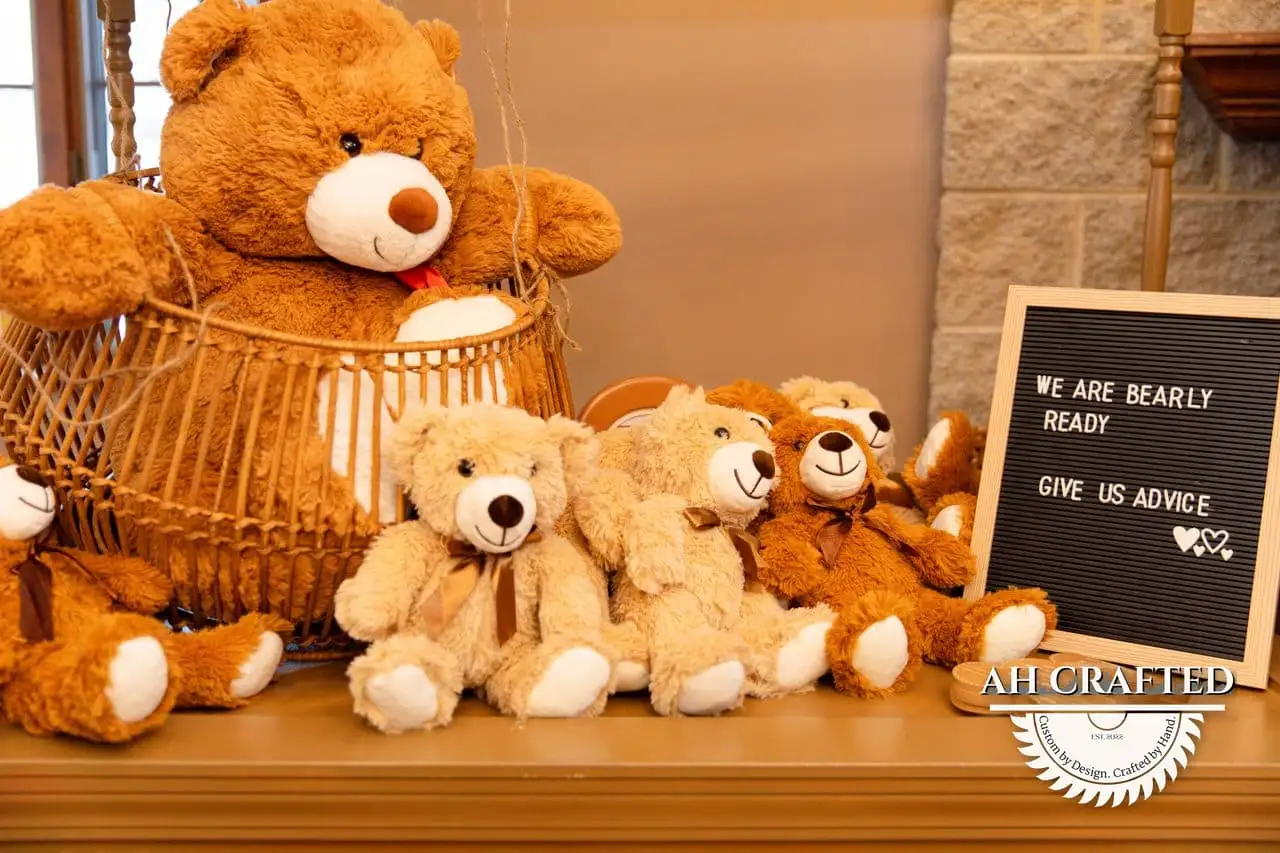 Bear Theme Baby Shower — a custom themed environment built by AH Crafted.