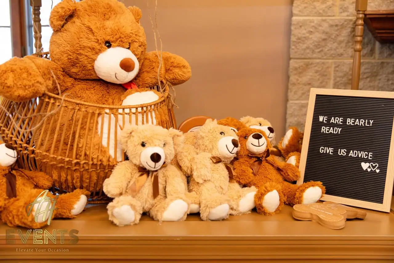 Bear Theme Baby Shower — a custom themed environment built by AH Crafted.
