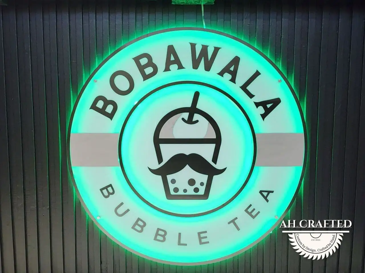 Bobawala Cart — a custom branded cart built by AH Crafted.