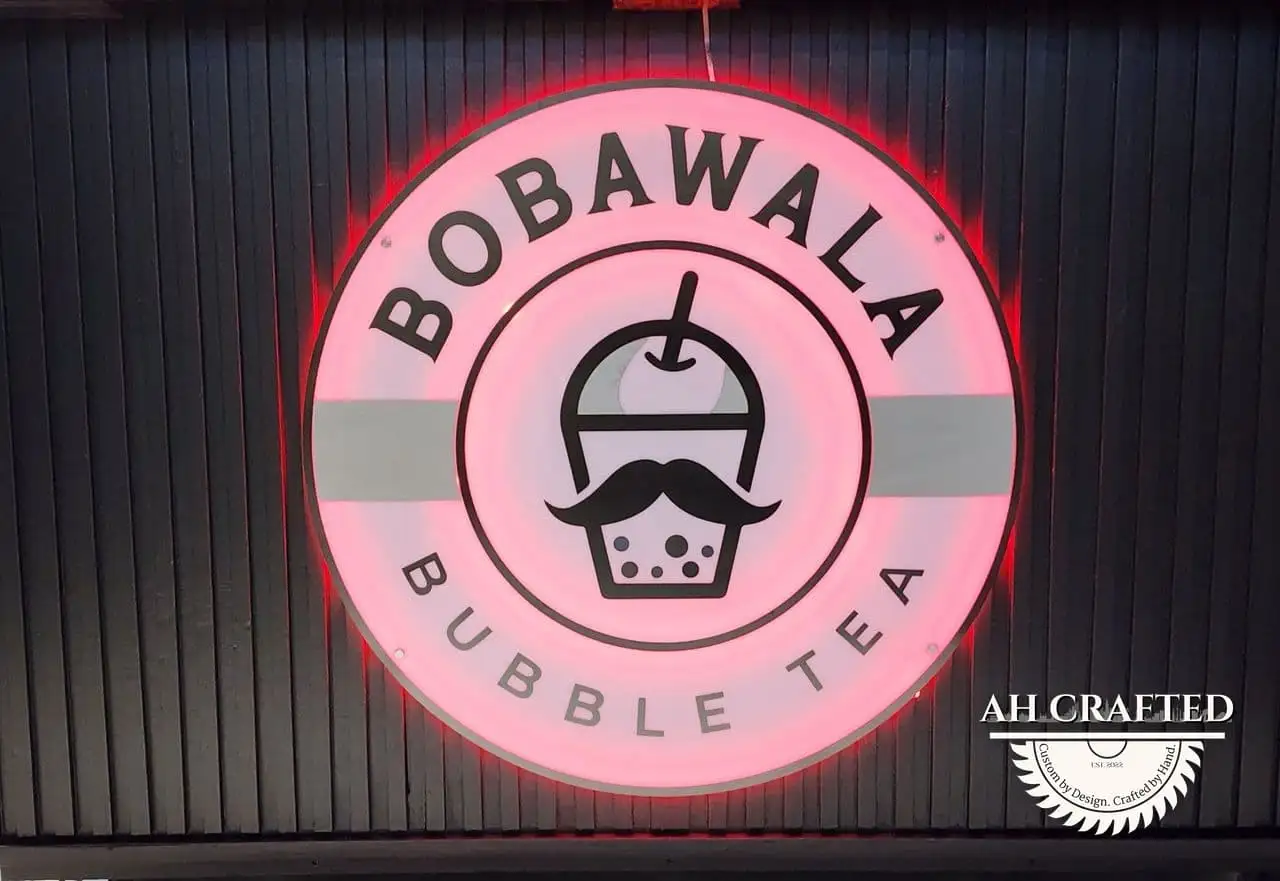 Bobawala Cart — a custom branded cart built by AH Crafted.