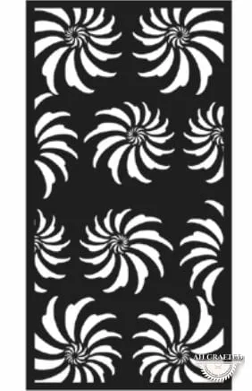 Abstract-style CNC-cut panel design, code AH-Abstract-0035