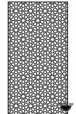 Abstract-style CNC-cut panel design, code AH-Abstract-0074