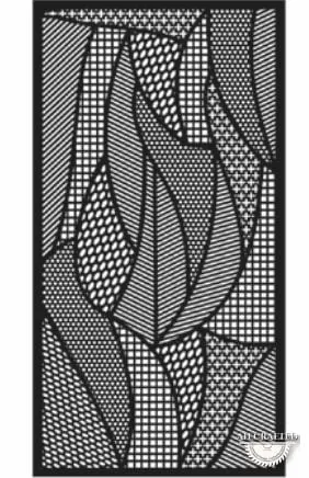 Abstract-style CNC-cut panel design, code AH-Abstract-0153