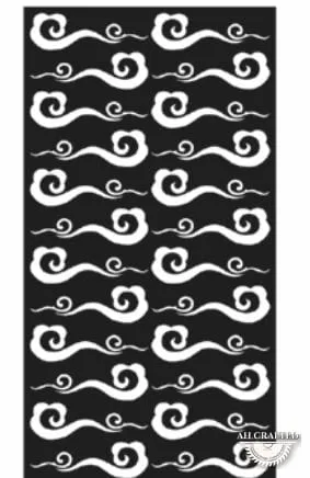Abstract-style CNC-cut panel design, code AH-Abstract-0192