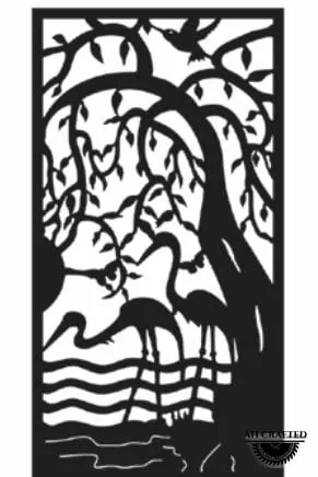 Figurative-style CNC-cut panel design, code AH-Figurative-0001