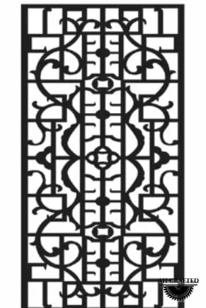 Figurative-style CNC-cut panel design, code AH-Figurative-0027