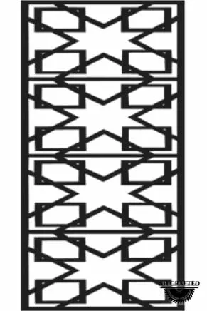 Figurative-style CNC-cut panel design, code AH-Figurative-0043