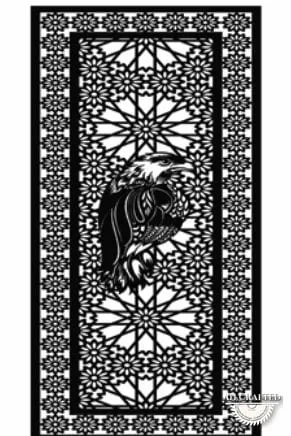 Figurative-style CNC-cut panel design, code AH-Figurative-0059