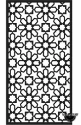 Geometric-style CNC-cut panel design, code AH-Geometric-0001