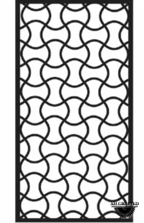 Geometric-style CNC-cut panel design, code AH-Geometric-0429