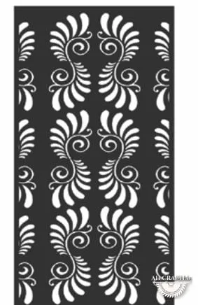 Mandala-style CNC-cut panel design, code AH-Mandala-0019